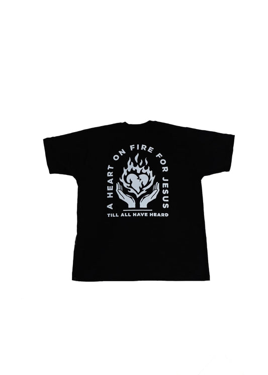 Camiseta A Heart on Fire for Jesus